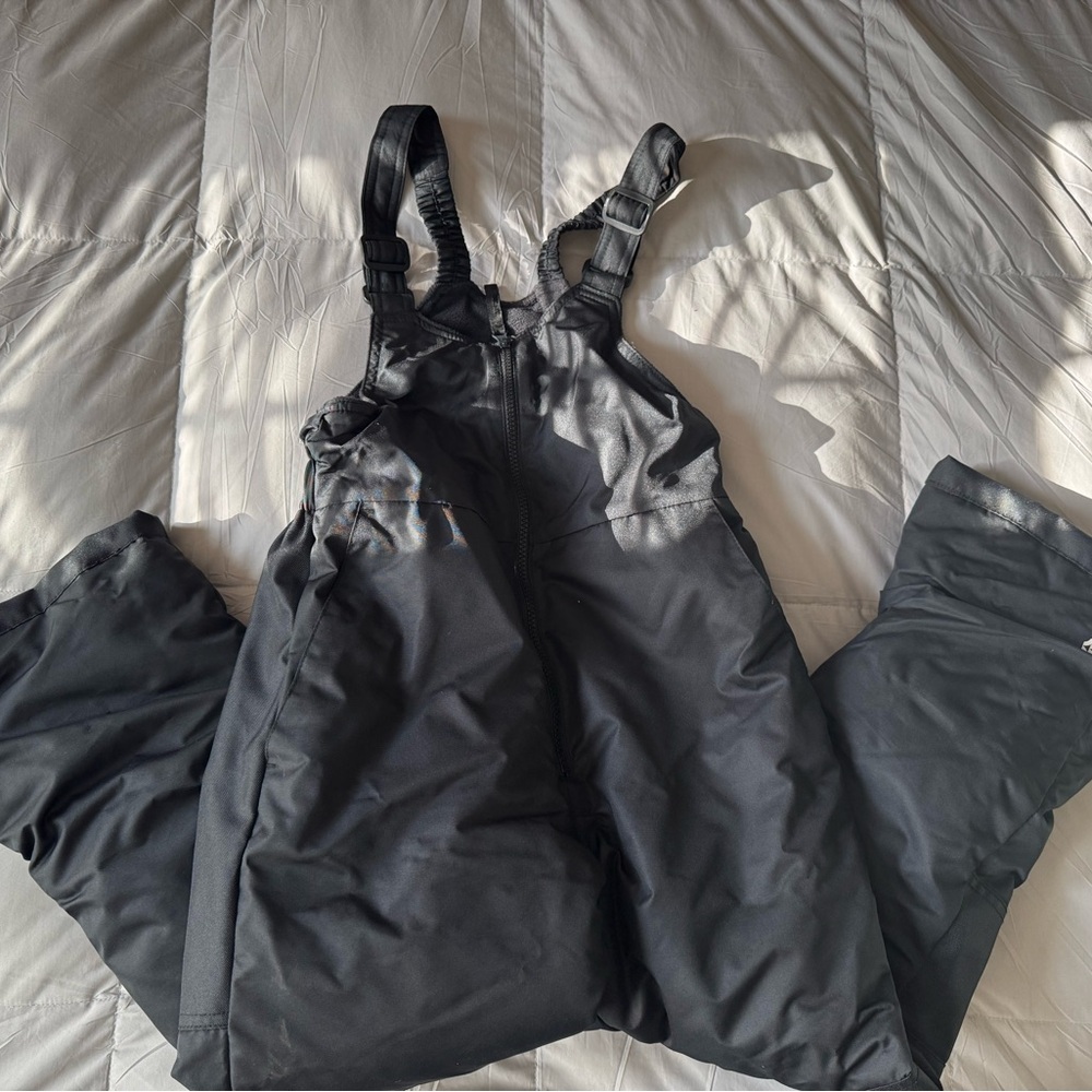 Black Boys Snow Bibs